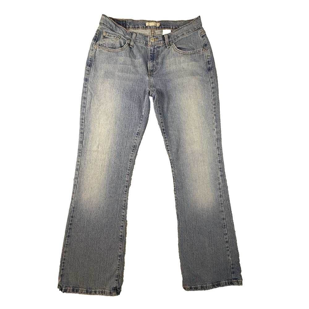 Levi's 529 Curvy Women's 10M (33.5x32.5) Blue Bootcut Stretch Y2K Jeans SEE DESC